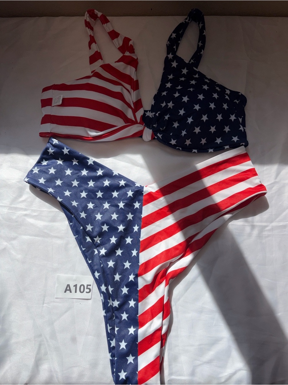Adult sized M Swimsuit - American Flag Stars & Stripes - Unbranded